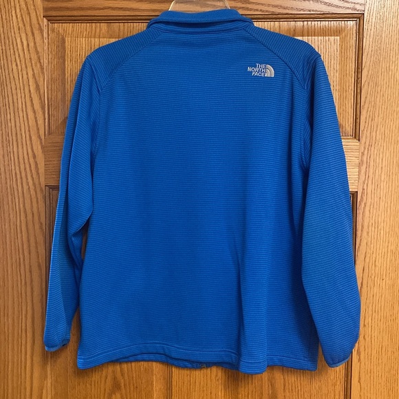 The North Face Kids Unisex XL Blue Full Zip Jacket Waffle Weave Polyester - Picture 2 of 9